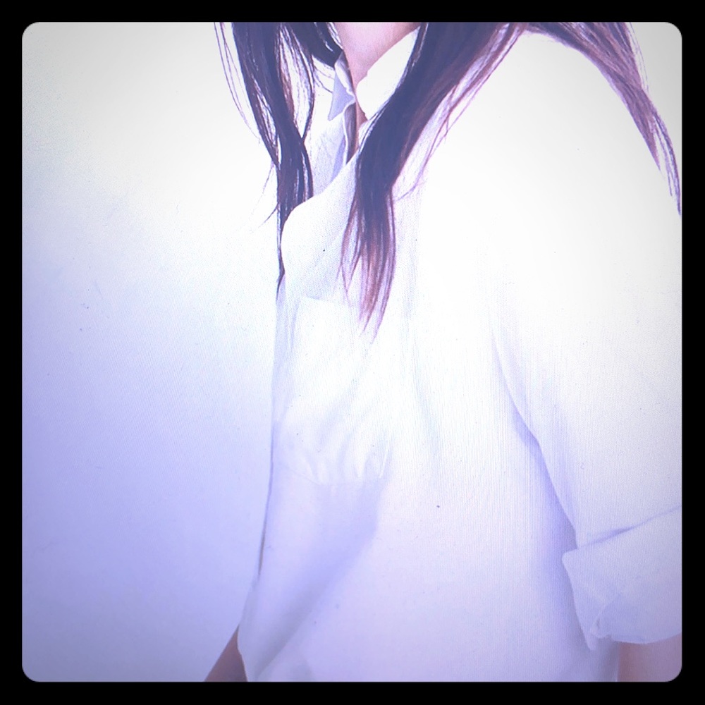Madewell Oversized White Cotton Shirt